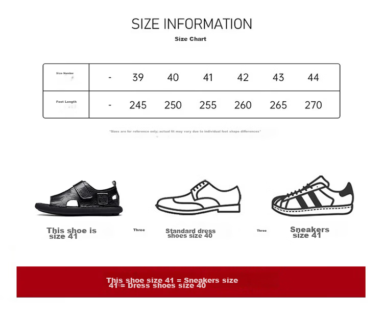 G.N.Shi Jia Leather Sandals for Men, Summer New Style Soft-Soled Breathable Beach Shoes, Dual-Use Casual Slippers, Versatile Commuter Driving Shoes 4