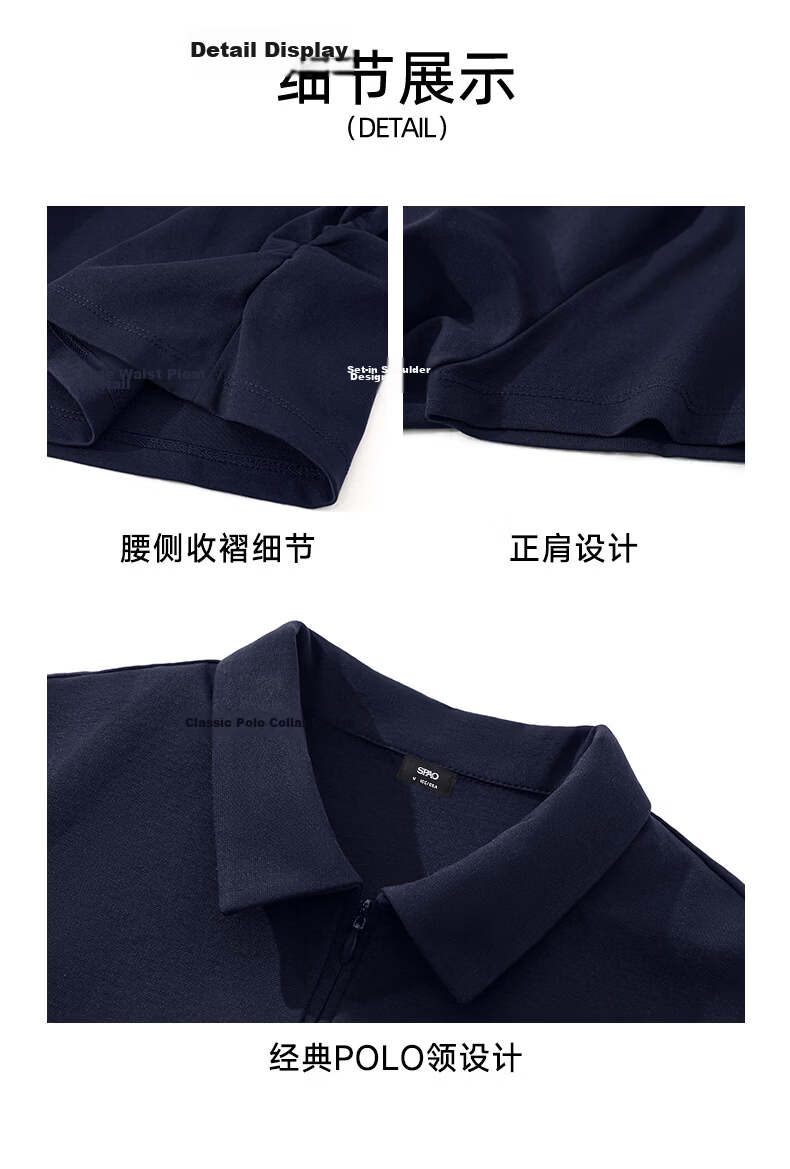 SPAO Bear Polo Collar Short Sleeve T-Shirt Women 2026 Summer Slim Fit Slimming College Style Commuter Petite Short Top 14