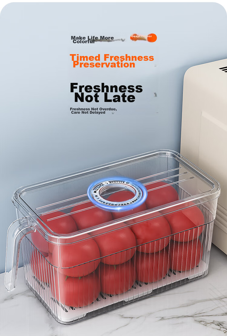 Refrigerator Storage Box Fresh-keeping Box Food Grade Sealed Fresh-keeping Freezing Special Kitchen Fruit Vegetable Egg Storage Box 6