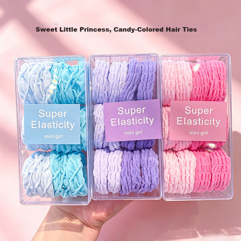 Princess Password Children's Day Gift High Elasticity Hair Tie for Girls Soft Hair Band Student Hair Rope Hair Accessory