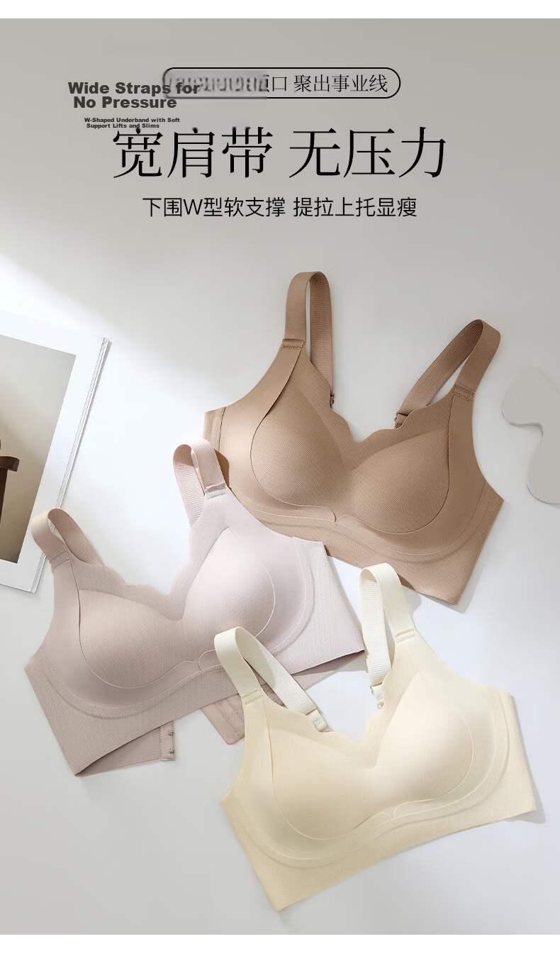 FENTENGCARE Special Formula Invisible Foundation Liquid Bra, Strong Lift and Gather, Anti-Sagging, Side Breast Collection, Large Chest Gathering, Seamless HJ 17