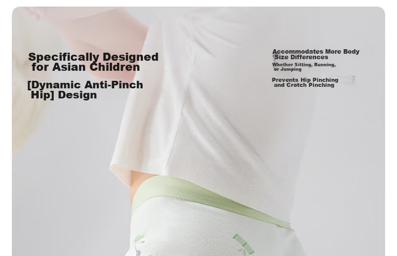 Beitais Children's Underwear 2-3 Years Old Boys Mulberry Silk Antibacterial Breathable Boxer Shorts 28