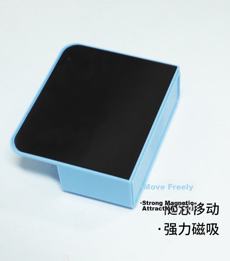 Deyin Magnetic Pen Holder Whiteboard Pen Holder 1109 Blackboard Box Magnetic Multifunctional Storage Box Pen Case Blue 1 Piece 3C Digital Low Price 5