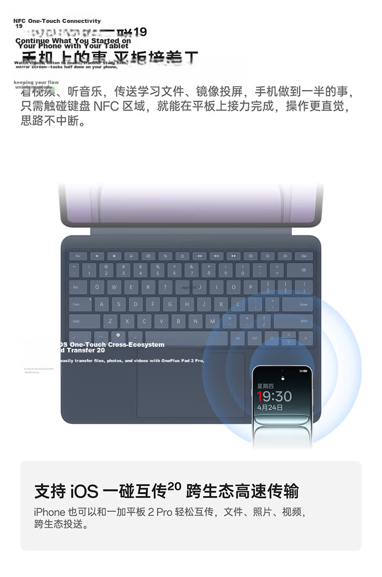 OnePlus Pad 2 Pro 13.2-inch Tablet Snapdragon 16GB+512GB Glacier Silver OPPO Tablet Gaming Office Student Tablet with National Subsidy 16