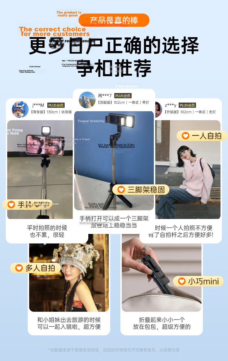 Zhiguozhe 2026 New Professional 2m Selfie Stick Phone Holder Floor Tripod 360° Rotating Anti-Shake Follow Shooting Compact Portable Live Streaming Travel Auto 3