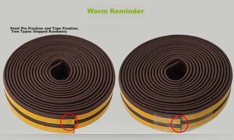 Caihong D-Type Self-Adhesive Door and Window Sealing Strip White Soundproof Windproof Door Gap Insulation Anti-Theft Frame Leak-Proof Tape 9