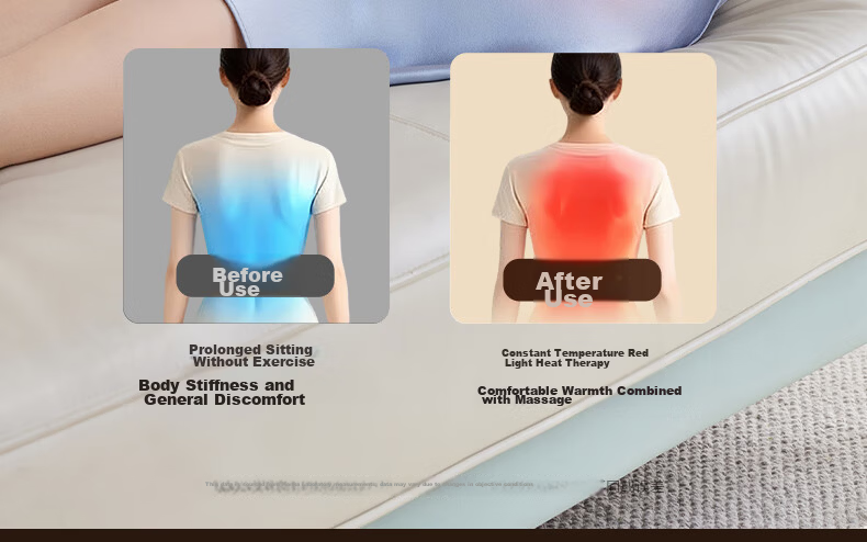 KONKA Cervical Massage Device for Shoulder, Neck, Waist And Deltoid, Automatic Kneading And Heating Pad Pillow, Practical Mid-Autumn Festival Birthday Gift for Parents And Elders 13