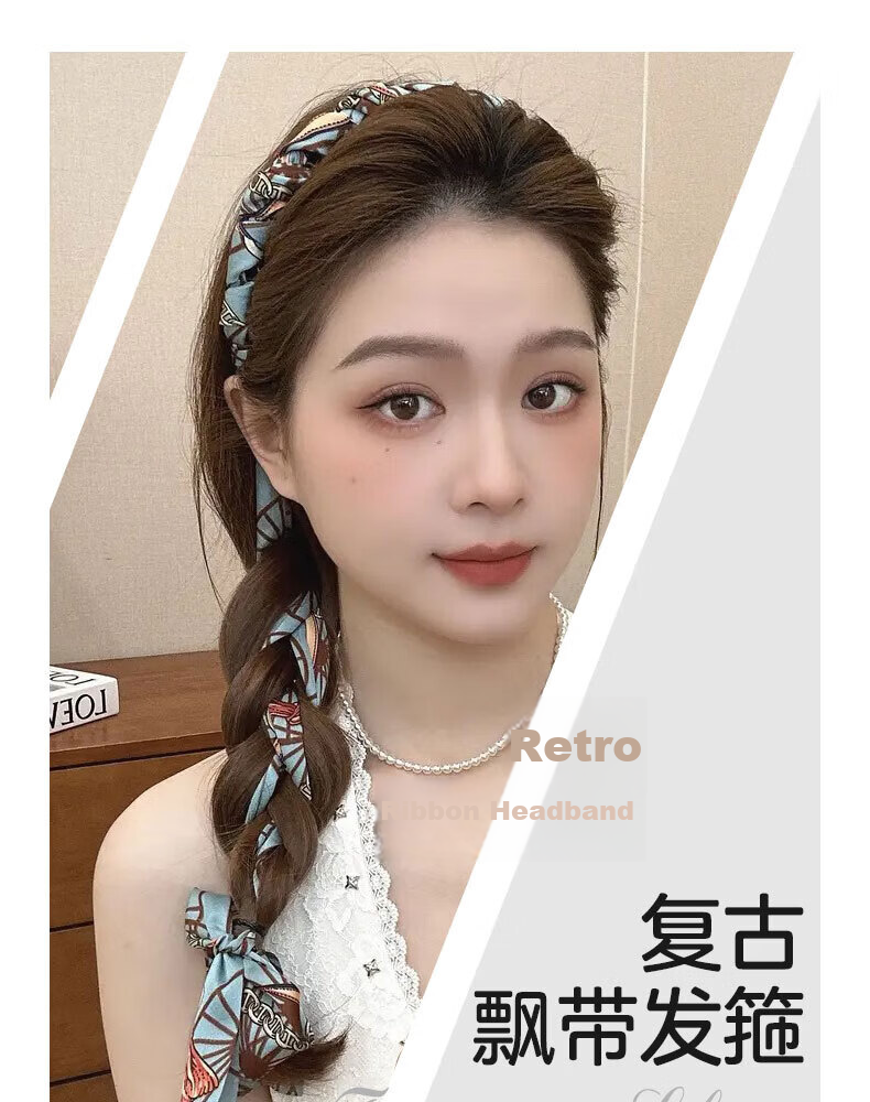 Dongyi Premium Hairband for Women High-End Outing Hair Accessory High Crown Headband with Loose Hair Student Face-Washing Hair Clip Birthday Gift for Girlfriend 1