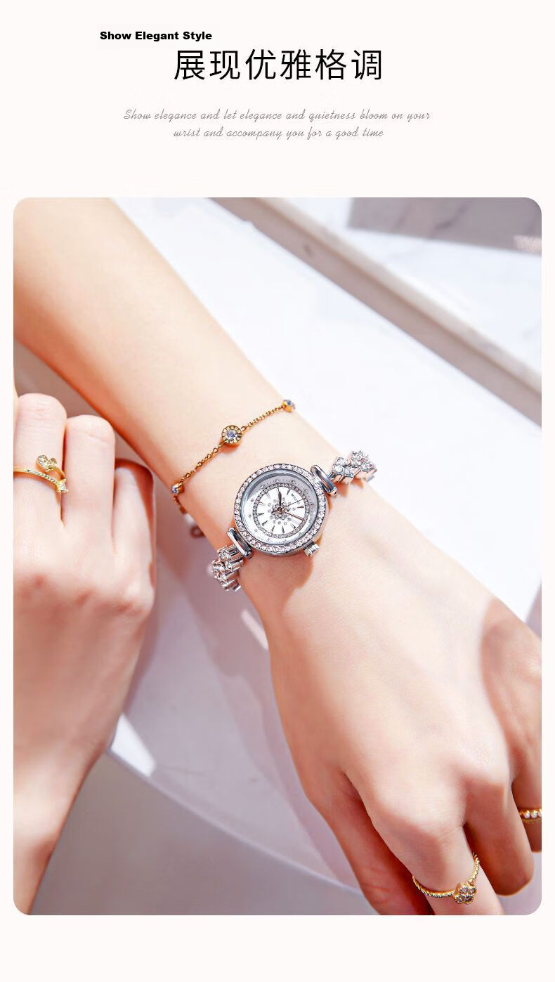 MINISO Women's Mermaid Bracelet Watch Top Ten Luxury Waterproof Ladies Watch Birthday Gift for Girlfriend 5