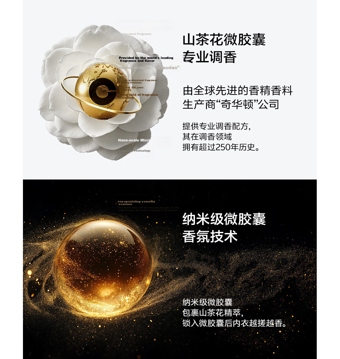 Herbal Original Sun Yi Style Women's Invisible Seamless Backless Small Bust Push-Up Semi-Fixed Antibacterial Camellia Scented Bra 7