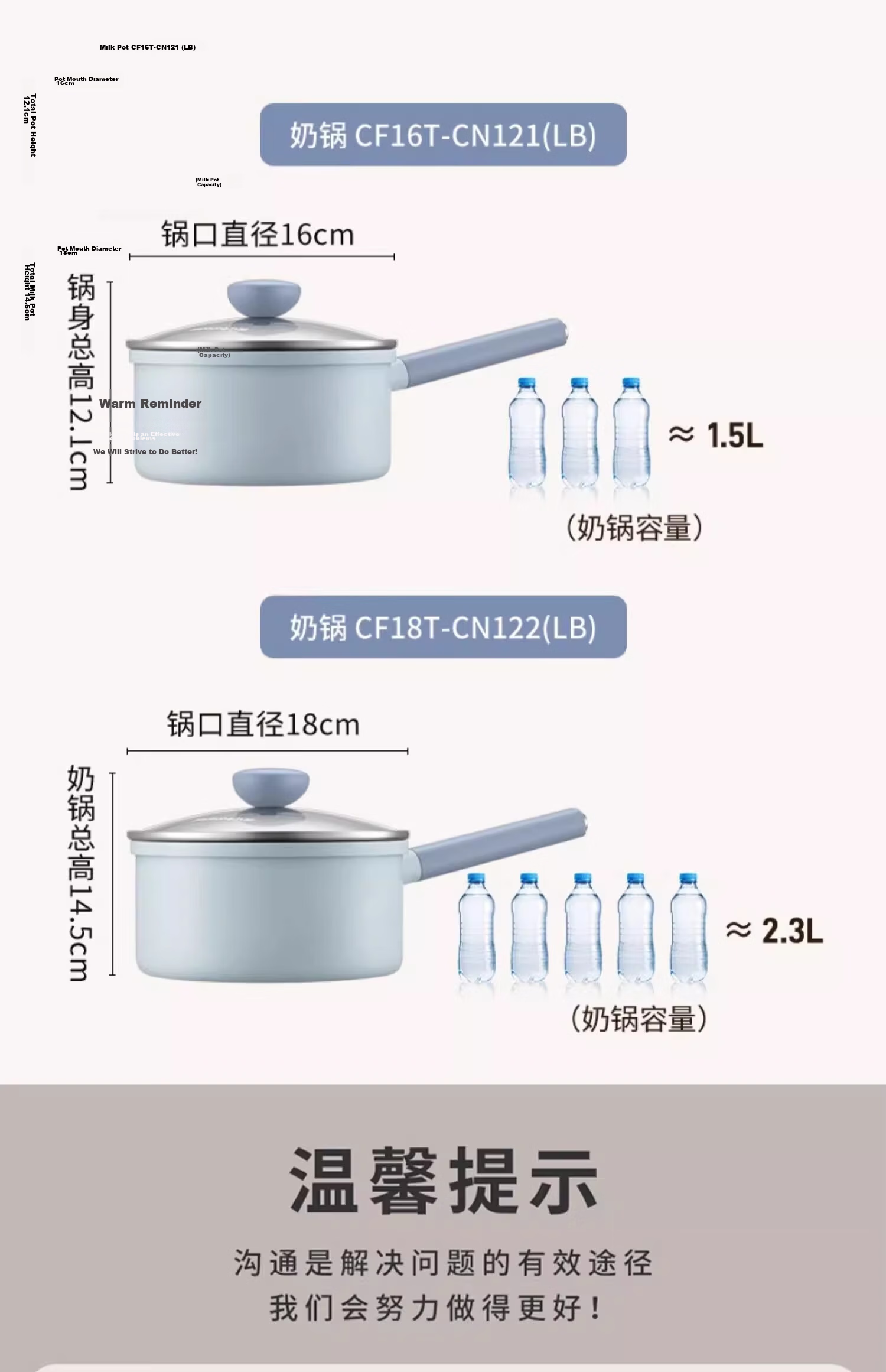 Joyoung Milk Pot, Maifanshi Color Non-Stick Pan, Ramen Pot, Baby Food Pot, Compatible with Gas And Induction Cookers, 18CM 11
