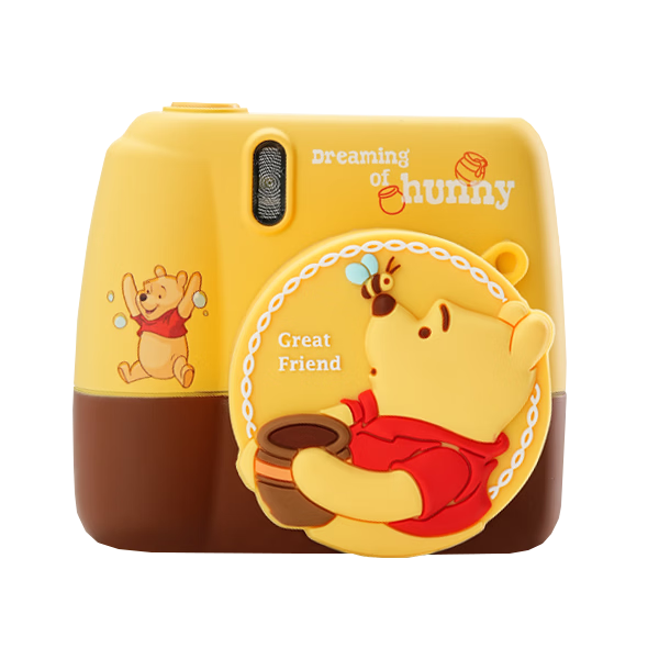 Disney Kids Digital Camera HD Dual Lens Photography Toy Birthday Gift Winnie the Pooh