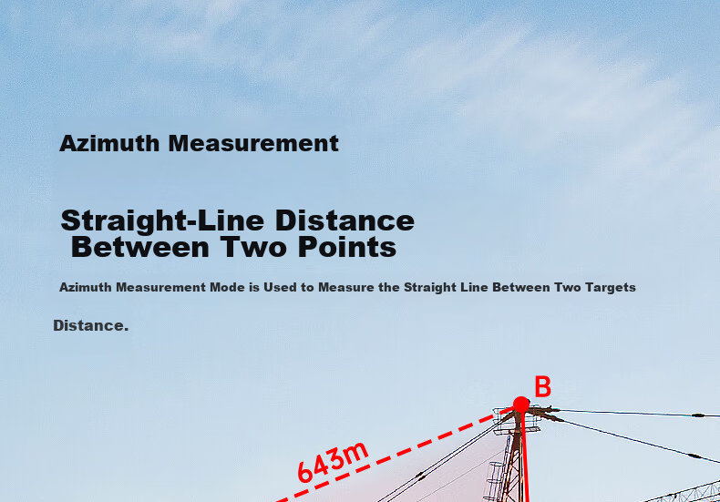 Shendawei Laser Rangefinder Telescope High-Precision Outdoor 3000m Infrared Azimuth Measurement SW-3000A 15