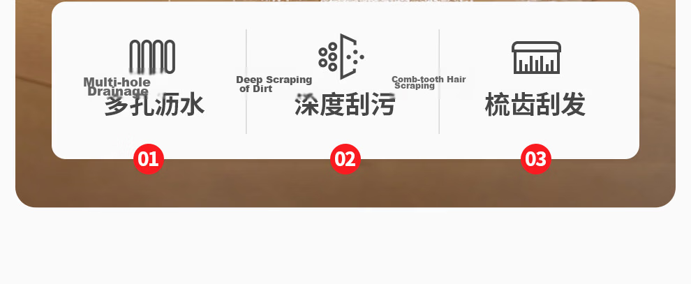 Good Wife Flat Mop 45CM 4 Cloths Easy-Clean Aluminum Alloy Hands-Free Wash One Mop Clean 2025 New Thickened Floor Mop 11