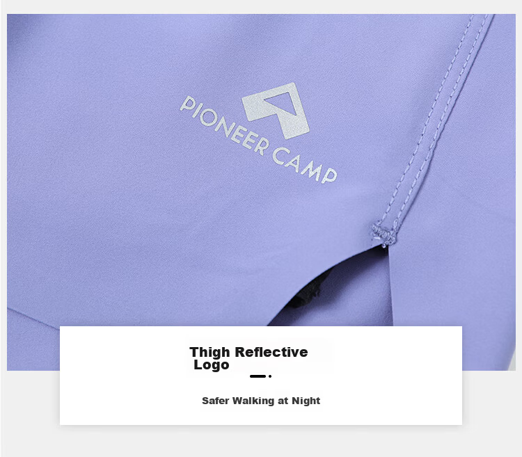 Pioneer Camp Women's Racing Shorts Summer Quick-Dry Anti-Exposure Three-Quarter Outdoor Sports Fitness Trail Running Gear 17