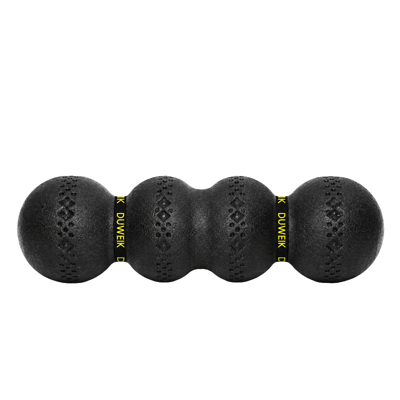 Duweike Peanut Shape Solid High Hardness EPP Foam Roller Professional Fitness Yoga Muscle Fascia Relaxation Black