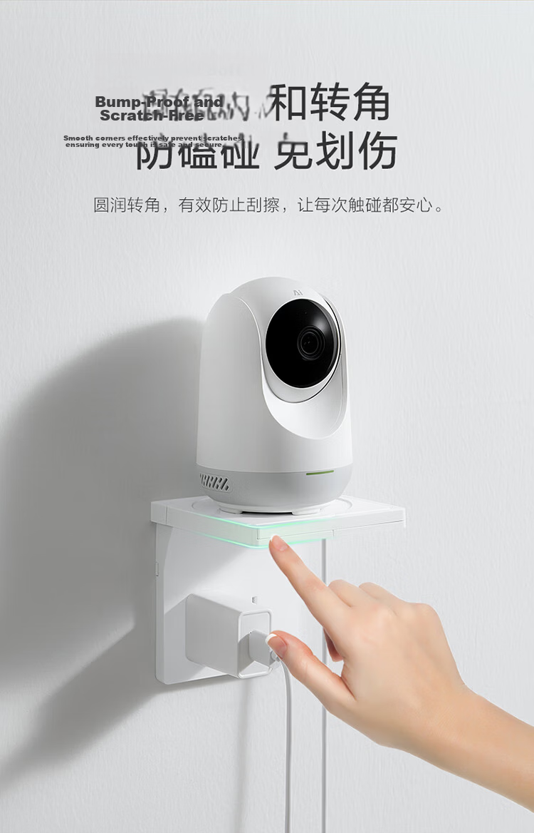 BULL Switch Socket Five-Hole Socket Camera Router Bracket Storage Rack Socket GTA03 Twilight White 9