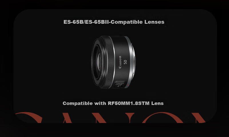 Llano Camera Lens Hood, Compatible with Canon RF 50mm F/1.8 STM, Fixed Focus Small Phlegm Cup, 43mm Lens Hood, for R7 R10 R50 RP Accessories, Alternative to ES-65B 1