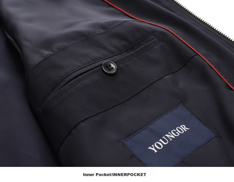 YOUNGOR Business Commuter Men's Jacket Spring New Business Work Lapel Executive Coat 424996 22
