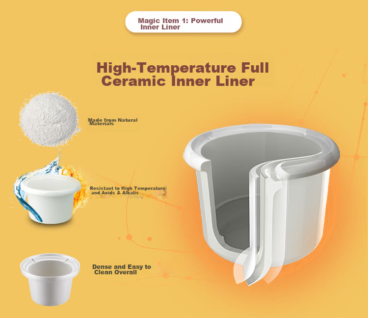 TONZE Electric Stew Pot Soup Cooker Baby Porridge Pot BB Stew Pot Health Care Household Smart Reservation Ceramic Inner Pot DGD15-15DD 1.5L 3