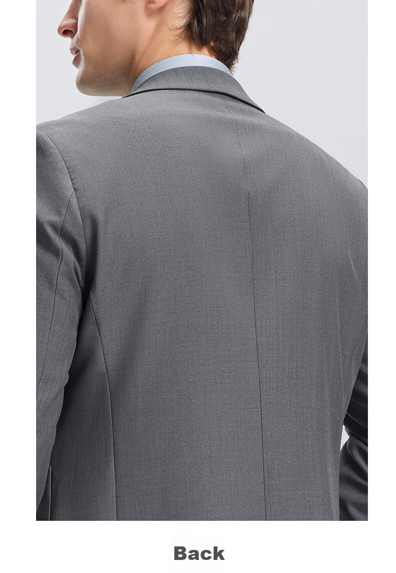 SHANSHAN Men's Spring Casual Simple Versatile Business Fashion Suit Jacket Professional Commuter Blazer Single-Breasted 20