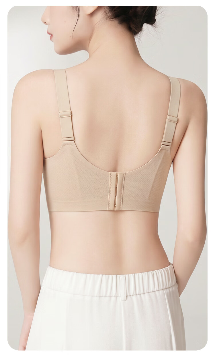 GRACEWELL Thin Breathable Seamless Invisible Bra Foundation for Sagging Underbust, Push-Up and Side Support Bra 15