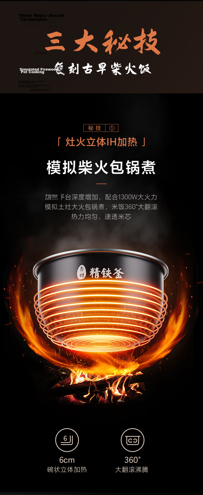 Midea 4L Large Capacity Smart Multifunctional Micro-Pressure Rice Cooker IH Induction Heating Energy Level 1 Porridge and Rice Cooker MB-FB40P501 4