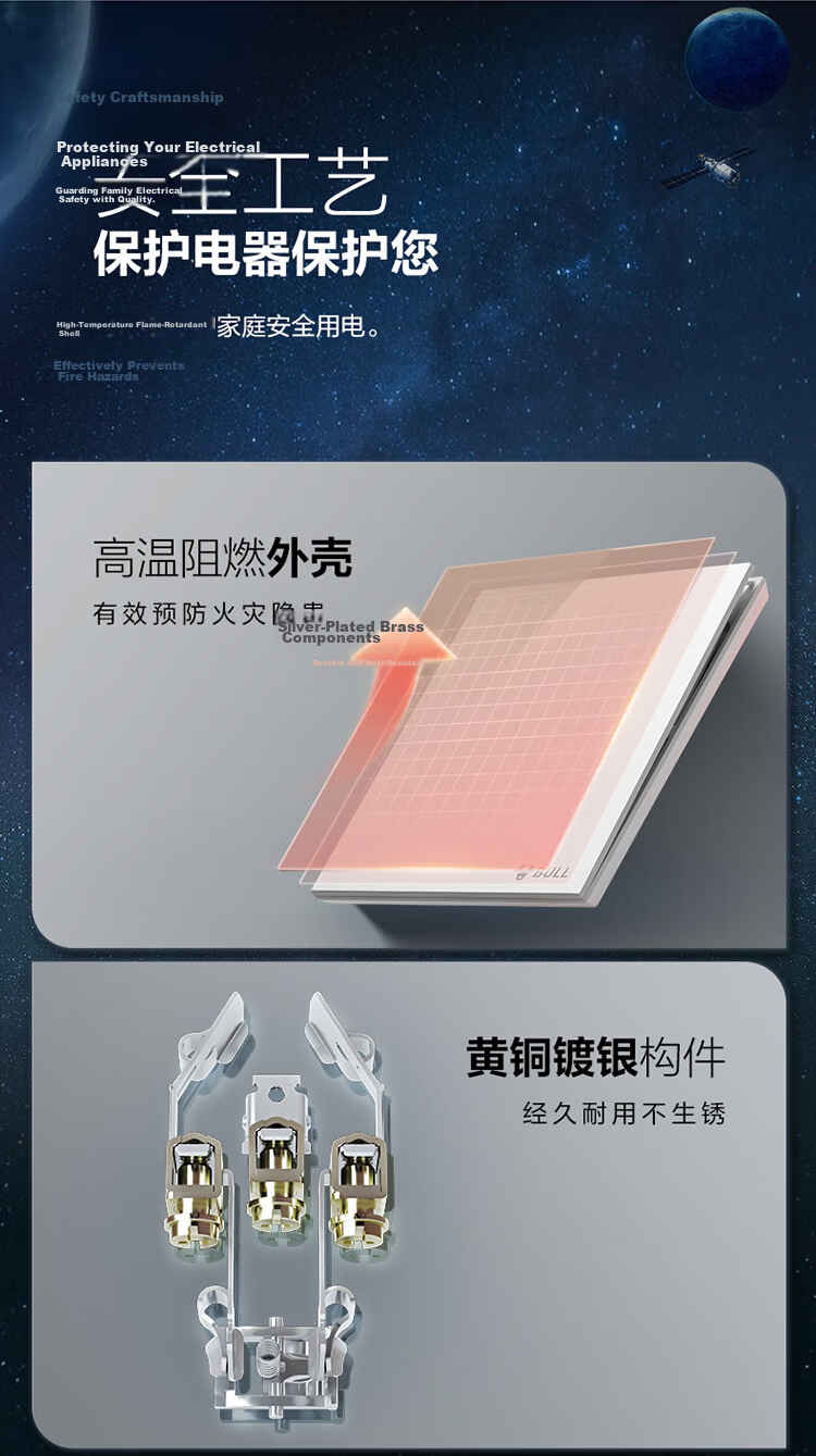 BULL Switch Socket G57 Butterfly Ultra-Thin Single TV Socket Large Panel G57T103 Frost White Concealed Installation 16