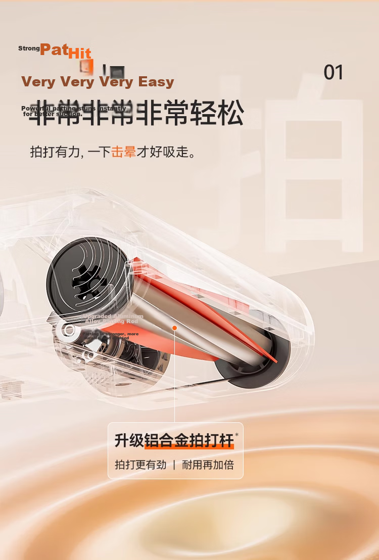 UWANT Mite Remover Max [Recommended by Central Mom's Show], All-In Vacuum And Mite Remover with Dual Cups Separation, High-Temperature Sterilization, Household Bed Vacuum Cleaner Bedmate 18