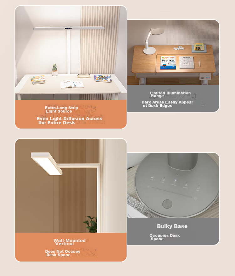 Haishibao Vertical Eye Protection Street Lamp Red Light Full Spectrum Floor Lamp Small Street Lamp Desk Lamp Children's Study Lamp D1-70W 3
