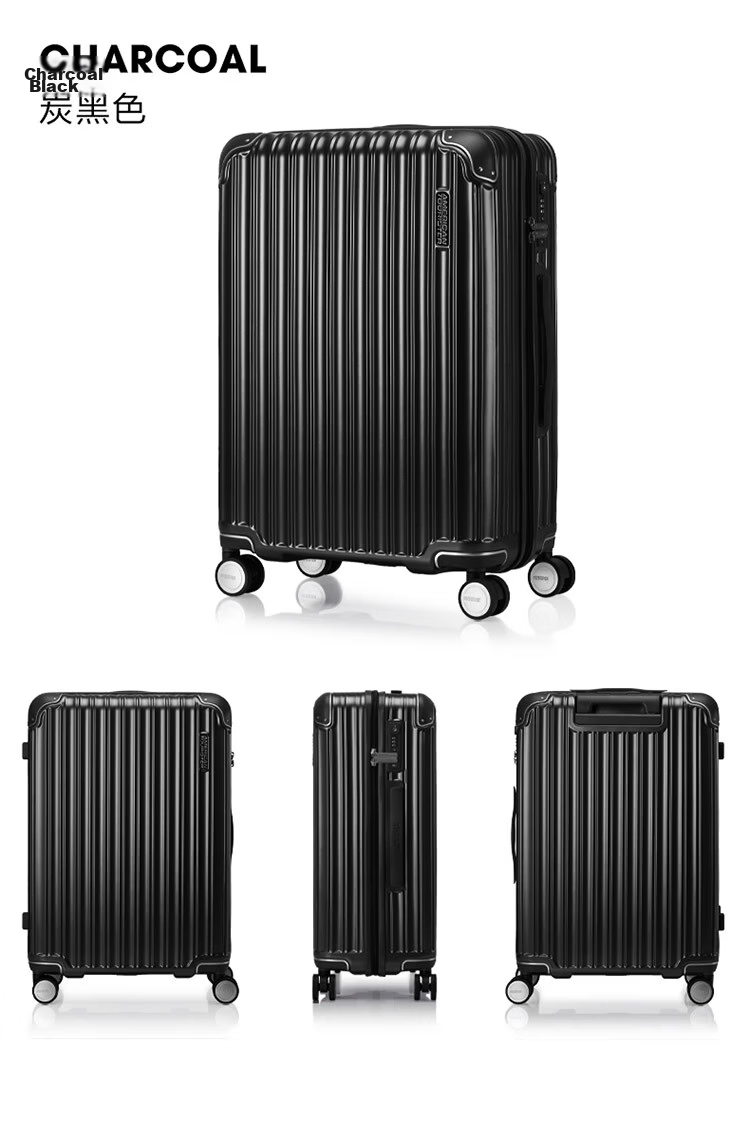 AMERICAN TOURISTER Luggage, 28-Inch Trolley Suitcase, Large Capacity Travel Case, Business-Style High-Quality Student Password Lock Suitcase, NL7 Blue 11