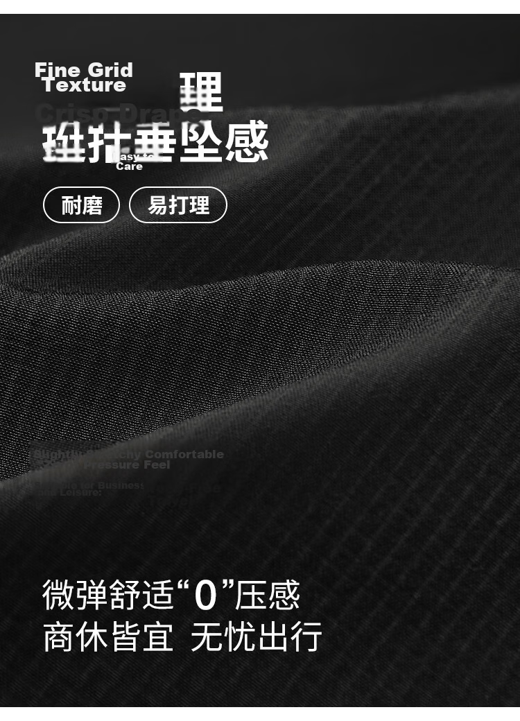 DANCING WOLVES [Three-Proof Technology] Turn-Down Collar Workwear Executive Jacket Men Windproof Coat Versatile Outerwear 001 Black XL 4