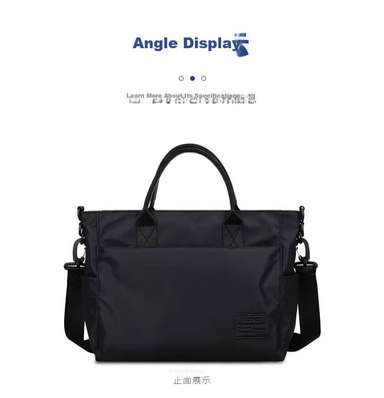 BJIAX Business Briefcase Men Large Capacity Shoulder Bag Korean Style Meeting Fashion 14-inch Laptop Bag Gift 13