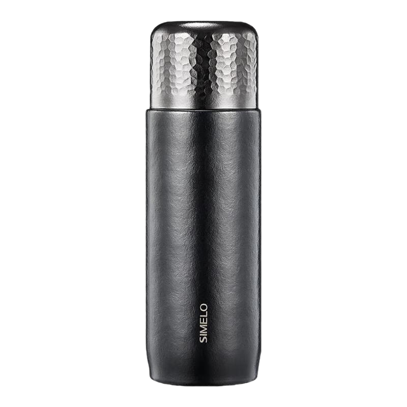 SIMELO Pure Titanium Insulated Tea Brewing Cup for Men and Women, Titanium Water Bottle, Birthday Gift, 450ml