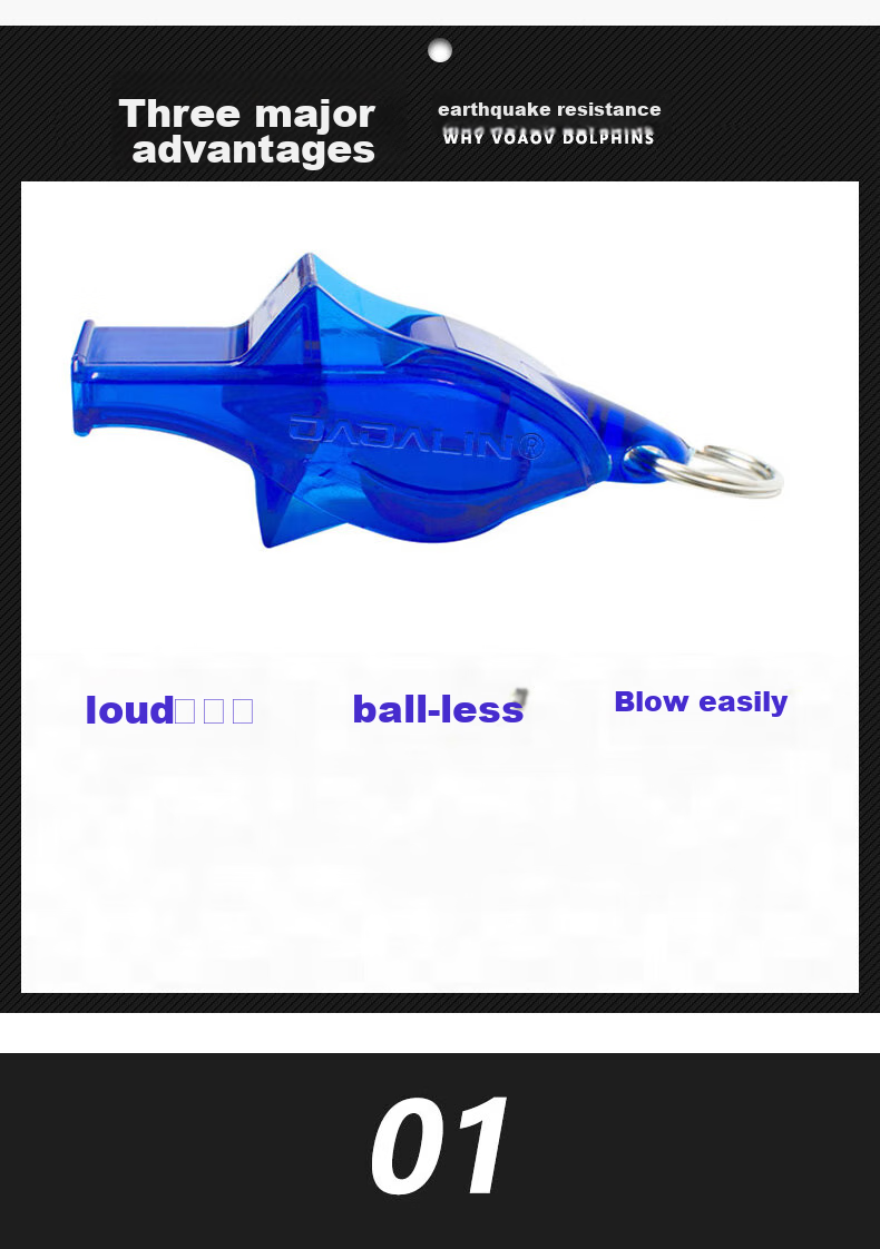 JAJALIN Outdoor Aluminum Alloy Survival Whistle, Referee Whistle, Random Color 3