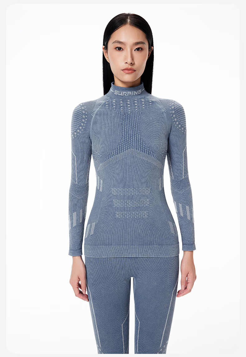 SURPINE Fearless Series, Oirunke Design Style, Moisture-Wicking Quick-Dry Ski Warm Functional Clothing for Men And Wome 4