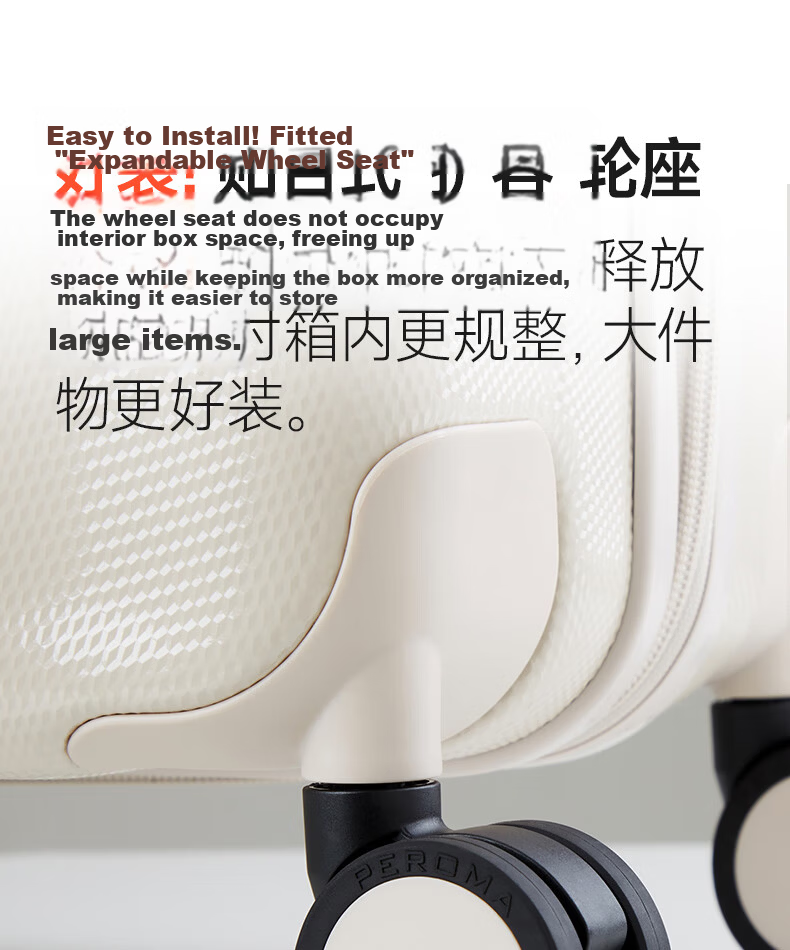 HANKE Expandable Trolley Suitcase, Large Capacity, Password Lock, for Women And Men, 81 Liters, 24 Inches, Eco-Friendly Gray, JINGDONG Co-Branded Editio 28