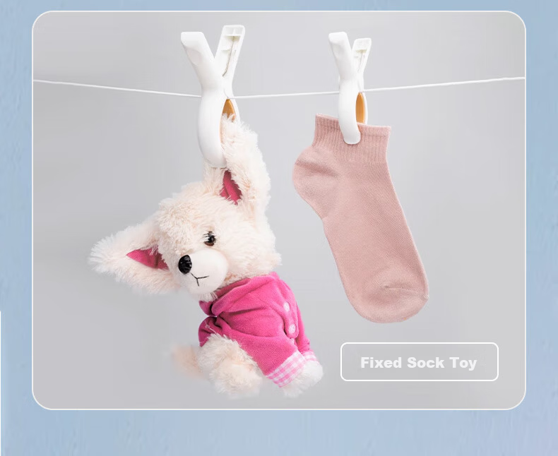 40,000km Strong Windproof Plastic Clothes Pegs Laundry Clips for Hanging Bedding Sheets 12