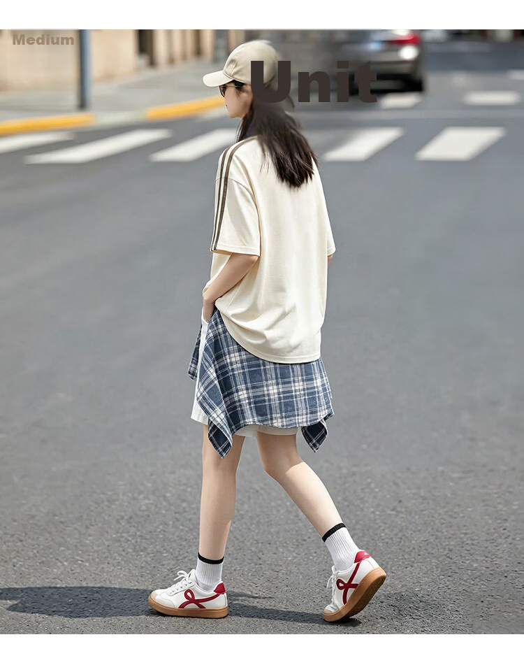 TonLion 2026 Summer Women's Short Sleeve T-Shirt Cotton American Casual Fashion Loose Trendy Top 24