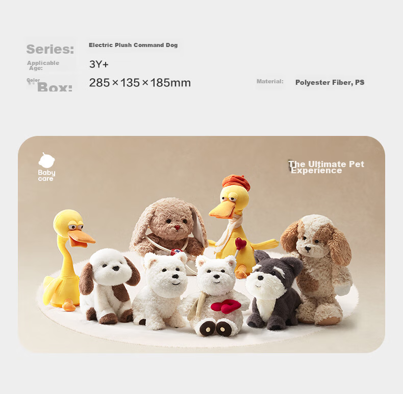 Babycare & bct West Highland White Terrier Plush Toy Smart Pet Doll Children's Birthday First Year Gift 2