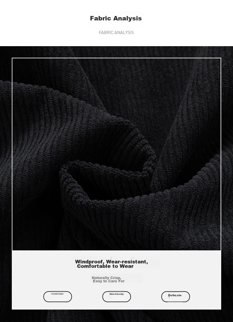 Shanshan [Corduroy] High-End Men's Casual Lapel Workwear Loose Trendy Versatile Jacket Coat for Spring and Autumn 4
