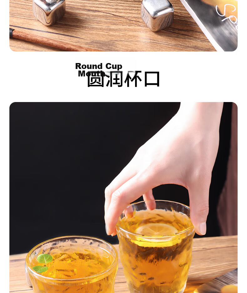 BJ Glass Cup, Cold Drink Cola Juice Cup, Locking Cup, High Borosilicate Glass Water Cup, 500ML Cola Cup + Straw 6