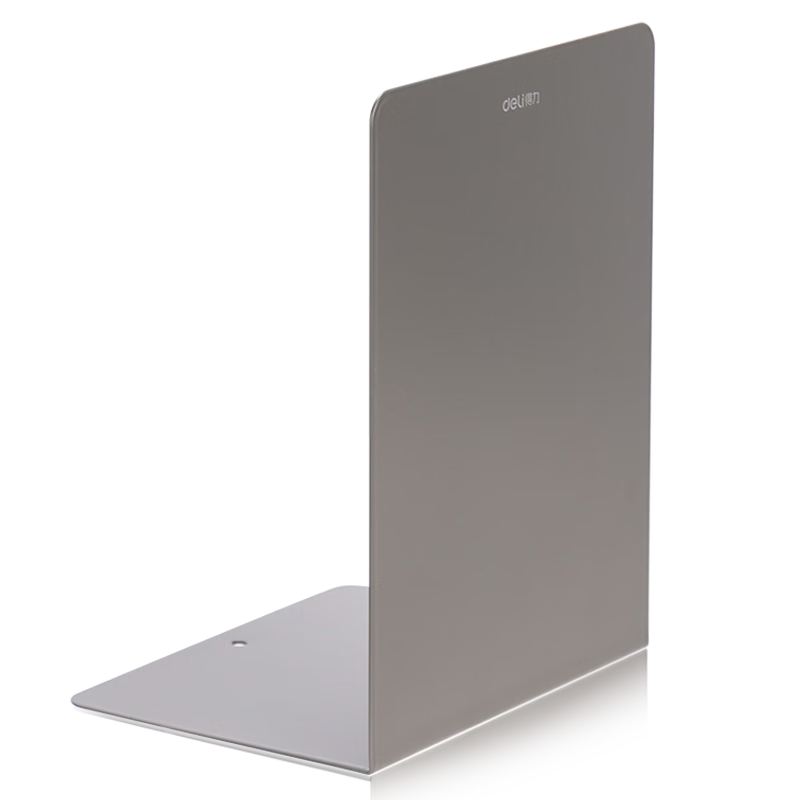 Deli 18cm Minimalist Desktop Bookend Storage Rack Book Holder Office Study Supplies 2 Pieces / Dark Gray