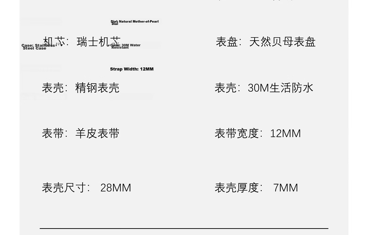 Caloric King Women's Watch 2025 New Quartz Minimalist Luxury Niche High-End Top Ten Birthday Gift for Girlfriend 24