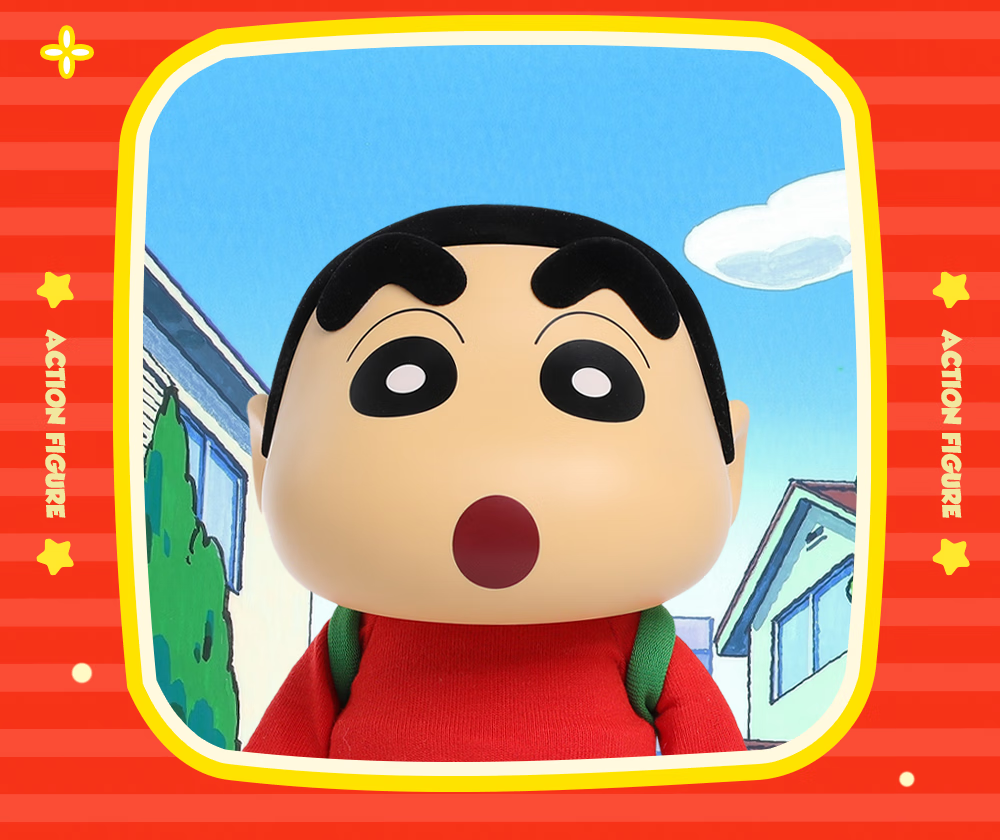 52TOYS Crayon Shin-Chan Articulated Figurine - Classic Design Version, Trendy Toy Doll, Action Figure, Collectible, Graduation Gift 10