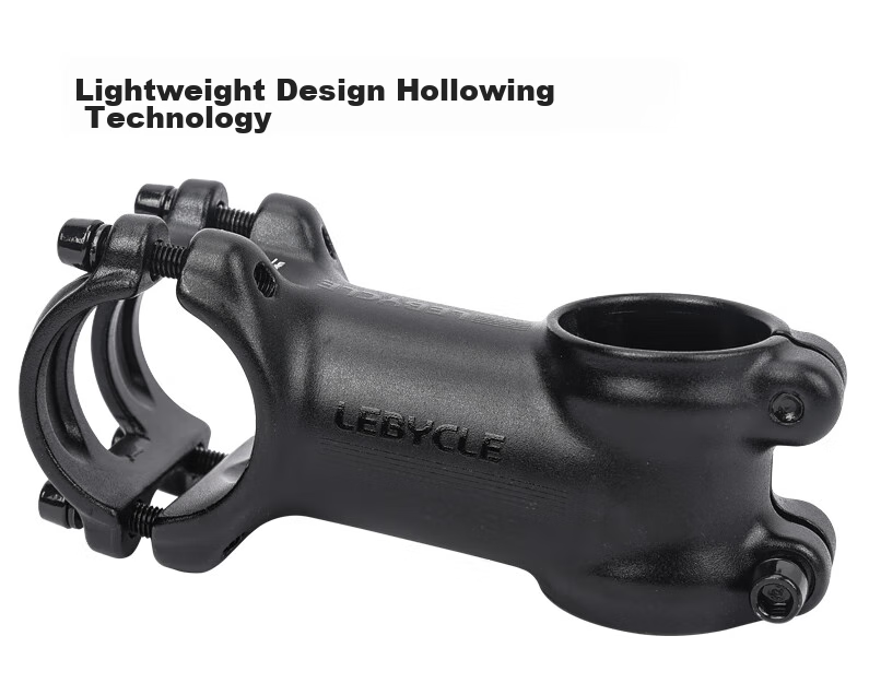 LEBYCLE Aluminum Alloy Road Bike Handlebar, Mountain Bike Ultra-Light Handlebar, Positive And Negative Angle 7-Degree Bicycle Stem, Handlebar 3