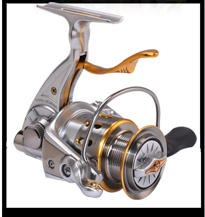 Dijia Fishing Reel SMAT2508, Handbrake Reel, All-Metal Line Cup, 10-Axis Anti-Corrosion Bearing, Rock Fishing Reel, Sea Fishing Reel, Long-Distance Casting Reel, Spinning Reel, Fishing Reel, Can Be Interchanged between Left And Right Hands 5
