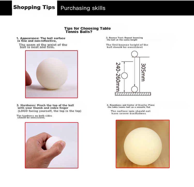 DHS Two-Color Dazzling Performance Training Competition Table Tennis Balls, Two-Box Set, 20 Pieces 7