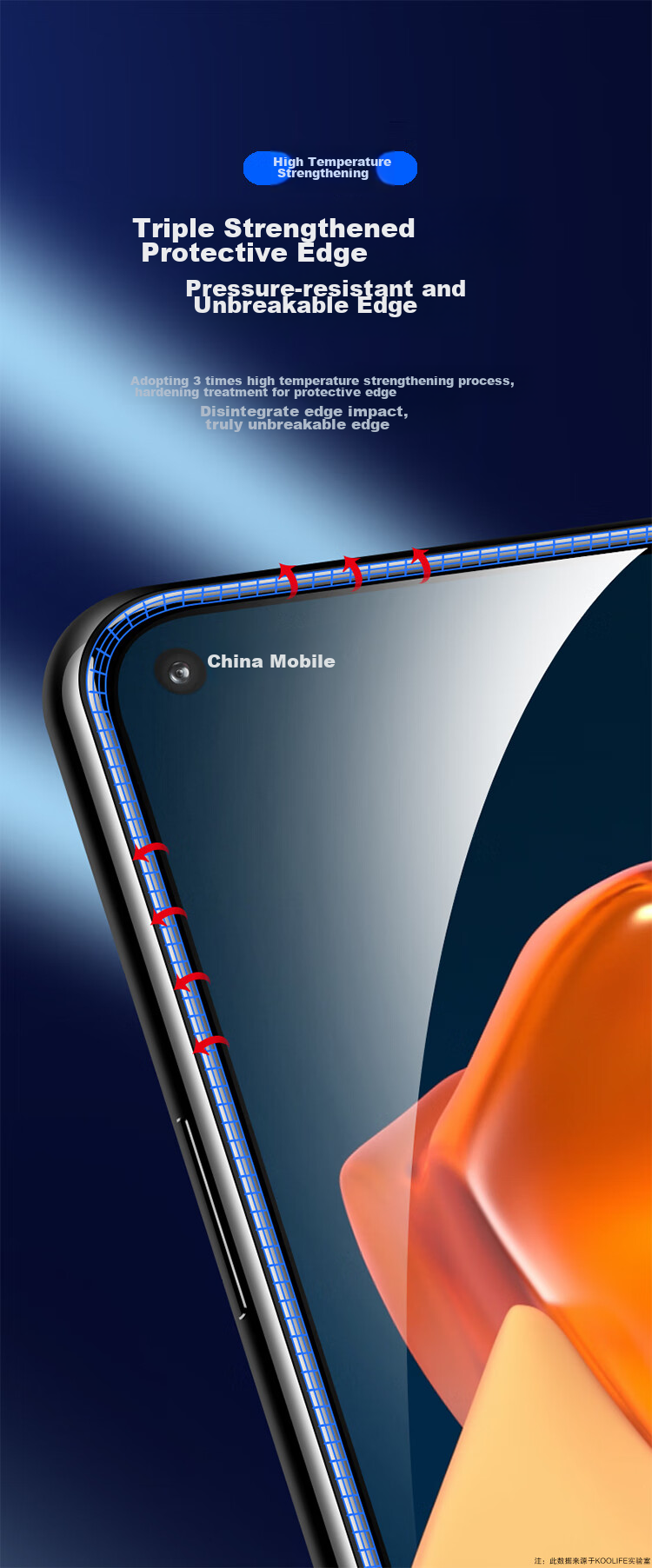 KOOLIFE [Anti-Chip Edge] Tempered Glass Screen Protector for OnePlus Turbo6X Pro, Full Coverage Ultra-Thin HD Anti-Drop Film 9