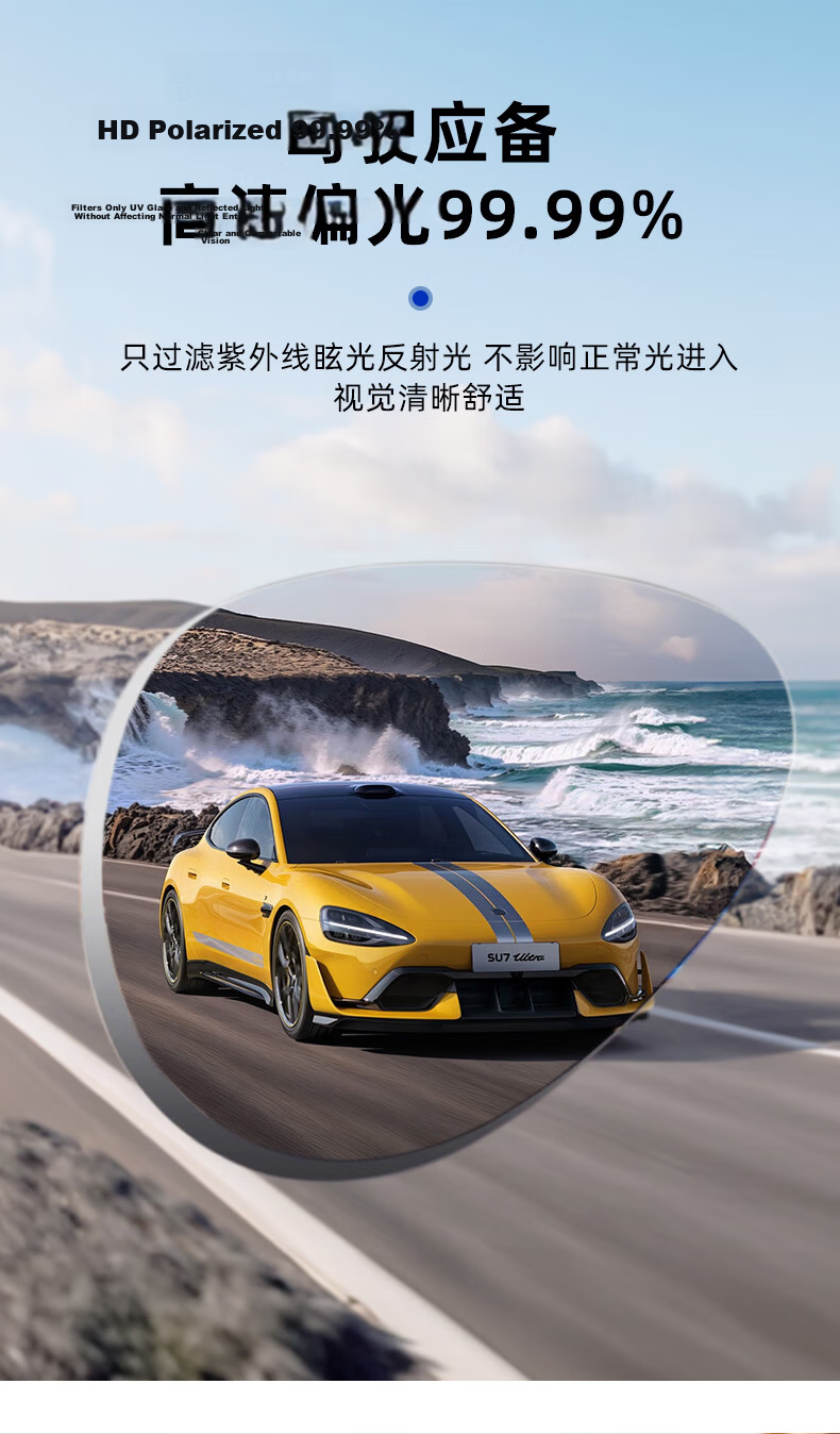 CAPONI Carbon Fiber Polarized Photochromic Sunglasses for Men UV Protection Day and Night Driving 5